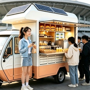 Carrito de Comida con Máquina Comercial para Hacer Papas Fritas con Cortadora y Freidora Continua para Producción - Product Image 6