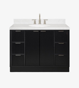 Mueble de Baño Personalizado Phoebe de 48 Pulgadas, Mueble con Lavabo Individual, Solo Mueble, Fabricante OEM de Vietnam - Product Image 1