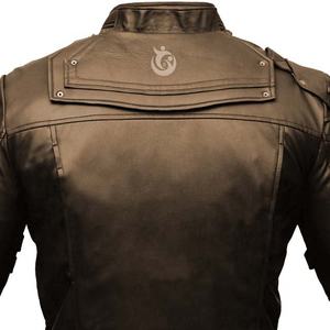 Blouson de printemps cuir homme, de haute qualité, Design à la mode, pour moto - Product Image 6