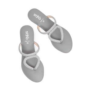 Grey FN0746 Fancy Chappal Vestidos de cóctel elegantes - Product Image 1