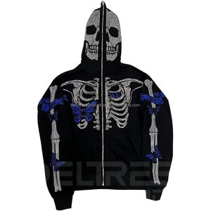 Nouveau sweat à capuche strass pour hommes Basics coton mélangé sweats à capuche hommes sweats à capuche personnalisés sweat pour hommes au prix de gros - Product Image 1