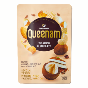 Meilleures ventes : Dragées au chocolat HALAL OEM/ODM 75G, Tiramisu enrobé de chocolat, amandes, noix de cajou, noix de macadamia, en vrac, vente en gros, snacks, bonbons - Product Image 1