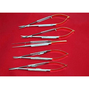 NOUVEAU Porte-aiguille micro-échelle Castroviejo 5 (german) STR Plus CVD Forceps Dental EYE - Product Image 2