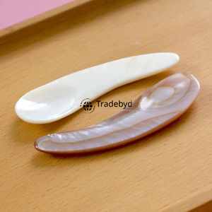 Cuillère élégante faite à la main avec incrustation de nacre, cuillère de service haut de gamme Tradebyd - Product Image 1