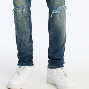 Pantalones Vaqueros para Hombre Lavados, Precio Competitivo, Venta al por Mayor, Pantalones Vaqueros Clásicos de Moda, Transpirables, Tallas Grandes - Product Image 3