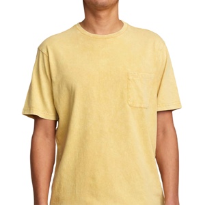 Camiseta lavada vintage personalizada OEM para hombre, ropa informal de uso diario de algodón de punto suave para mayor comodidad - Product Image 1