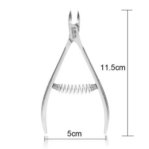 Coupe-ongles professionnels en acier inoxydable 12,5 mm, lames plates, pointe droite et aiguisée, pour usage adulte. - Product Image 6