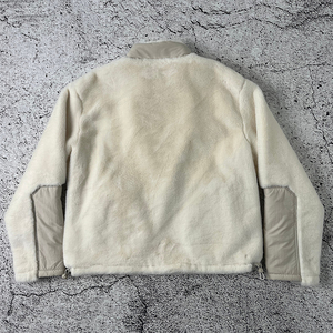 Custom Outdoor Winter Thick Warm Patchwork Color Block Half-zip Polar <b>Sherpa</b> <b>Fleece</b> <b>Jacket</b> <b>Men</b> - Product Image 5