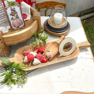 Grand bol à bougies en bois pour la décoration d'événements et de fêtes, prix le plus bas, grands bols en bois pour la pâte. - Product Image 5