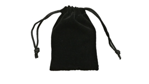 SWISHER INTERNATIONAL <b>Black</b> Velvet Drawstring Pouches Set of 5 Small Storage Bags with 1 Year Warranty for Jewelry or Gifts - Product Image 5