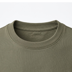 Créez votre propre t-shirt oversize pour homme, col rond, style streetwear décontracté, grande taille, 100% coton molletonné, couleur personnalisable - Product Image 4
