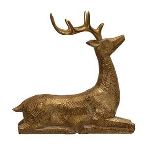 Aluminum Reindeer Table Centerpiece <b>Christmas</b> Decoration Luxury Metal Deer Figurine For Dining Table Holiday Home Decor - Product Image 1
