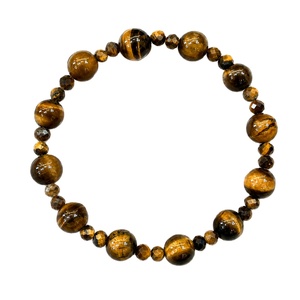 Pulsera de piedras preciosas de ojo de tigre natural a precio de mayorista, pulsera de cuentas de lujo para hombres y mujeres, joyería espiritual - Product Image 1