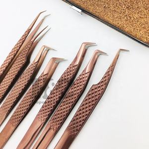 ชุดแหนบขนตาปลอมสีโรสโกลด์พร้อมที่ดัดขนตาปลอมแบบยั่งยืนทำจากสแตนเลส - Product Image 6