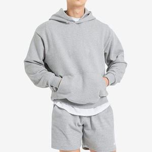 เสื้อฮู้ดสตรีทแวร์แบบกำหนดเองสำหรับผู้ชาย บริการ OEM ผ้าฝ้ายผสมโพลีเอสเตอร์ ฟลีซ ทรงปกติ หนานุ่ม แห้งเร็ว ระบายอากาศได้ดี - Product Image 5