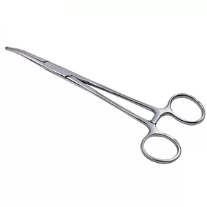 Pinces hémostatiques Mosquito droites et courbées de haute qualité à pointe fine pour la dissection chirurgicale en milieu hospitalier, avec porte-aiguille à verrouillage - Product Image 4