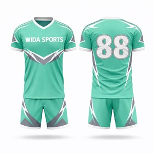 Conjunto de Uniforme de Fútbol Personalizado de Alta Demanda, Equipación de Fútbol de Secado Rápido de Poliéster, Suministro Directo de Fábrica - Product Image 1