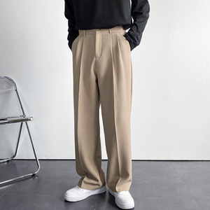 Pantalon décontracté ample pour homme, 220 GSM, micro-extensible, personnalisable OEM, marque privée, pantalon tendance - Product Image 3