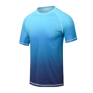 OEM Men Sports Compression Rash Guard T Shirt Moisture Wicking Quick Dry Fitness Gym Apparel - Product Image 3