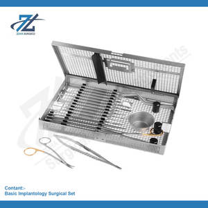 Juego Quirúrgico Básico de Implantología, Kit de Instrumentos Quirúrgicos Dentales de Acero Inoxidable, Reutilizable para Uso Hospitalario - Product Image 2