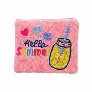Monedero Bordado con Cuentas, Mini Cierre de Cremallera, Hecho a Mano, Estilo de Dibujos Animados, Unisex - Product Image 3