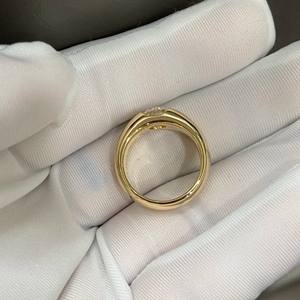 Anillo de compromiso unisex de oro amarillo de 10k/14k/18k con diamante brillante de laboratorio certificado por IGI, anillo de boda con piedra solitaria - Product Image 3