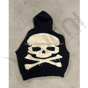 ชุดสเวตเตอร์มีฮู้ดของผู้ชายชุดสเวตเตอร์แนวสตรีทของผู้ชายชุดวอร์มแนวสตรีทสำหรับฤดูหนาวซักได้ตามต้องการ - Product Image 5