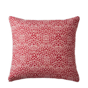 Funda de Almohada con Estampado Floral, Diseño Nuevo, Hecha a Mano en India, Funda de Almohada de Algodón con Estampado a Bloque, 18x18 Pulgadas - Product Image 1