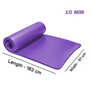 Tapete de Yoga Ecológico Antideslizante de Goma, 8mm de Grosor, Plegable y Resistente, con Bolsa de Transporte, Universal para Fitness, Pilates y Gimnasio en Casa - Product Image 2
