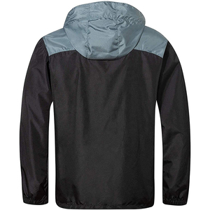 2026 High Quality Custom LOGO Color Block Regular Fit <b>Lightweight</b> Breathable Cotton Shell Zipper Closure Hot Sale <b>Men</b> <b>Jackets</b> - Product Image 2
