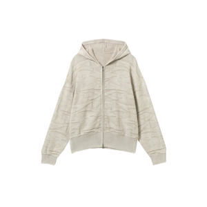 Sudadera con capucha de diseño único 100% algodón polar para hombre, con cremallera personalizada, técnica de teñido liso para la temporada de invierno, venta al por mayor - Product Image 4