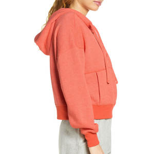 Conception de couleur unie avec cordons de serrage / Conception à manches longues à prix abordable et avec capuche, logo personnalisable et poche kangourou - Product Image 3