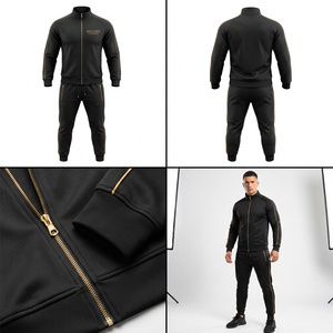 Vente en gros de vêtements de sport unisexes 2-en-1 imprimés, ajustés, à séchage rapide, légers, respirants, imperméables et coupe-vent pour l'entraînement - Product Image 4