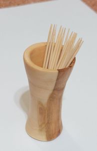 Wooden Toothpick Holder <b>Box</b> For Toothpick Storage And Decorative Use In Kitchen Dining Table Restaurant - Product Image 4