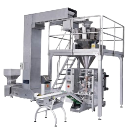 เครื่องบรรจุภัณฑ์ไฟฟ้าอัตโนมัติ 10 หัวชั่งแบบหลายหัว ควบคุมด้วย PLC เกรดอาหาร ผลิตภาพสูง แรงดันไฟฟ้า 380V - Product Image 2