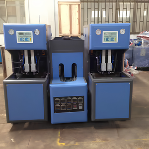 Low Price 50ml 100ml 200ml 500ml 1000ml 2000ml Semi Automatic PET Bottle Making Injection <b>Stretch</b> Blow Molding <b>Machine</b> PLC Motor - Product Image 4