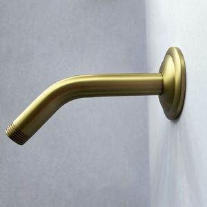 Braccio di Estensione per Doccia a Parete con Filettatura Conica 1/2 NPT, Flangia e Soffione a Pioggia - Accessori per Cabina Doccia - Product Image 1
