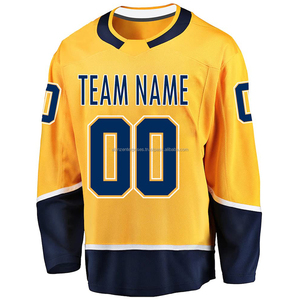 Camisetas de Hockey Personalizadas de Alta Calidad al por Mayor, 100% Poliéster, Cómodas y Duraderas, para Práctica de Hockey sobre Hielo, Uniformes de Equipo - Product Image 5