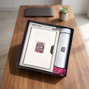 Corporate <b>Gift</b> Set Notebook Pen Stainless Steel Tumbler Custom <b>Office</b> Employee Welcome Business Promotional <b>Gift</b> Box Kit - Product Image 3