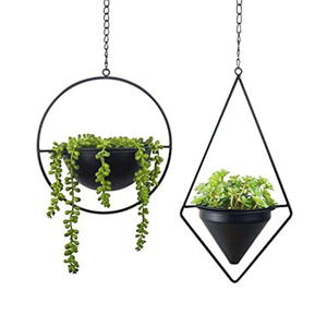 Pots à plantes suspendus en métal pour décoration intérieure et jardin, prix usine. - Product Image 2