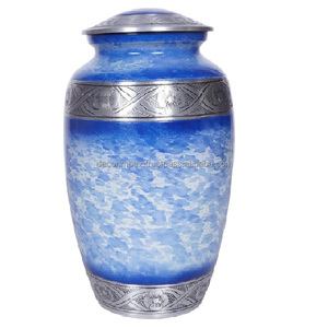 Decorative Gary Finish Metal Cremation Urn Customization <b>Memorial</b> Urn Durable with Polished Design at wholesale price - Product Image 4