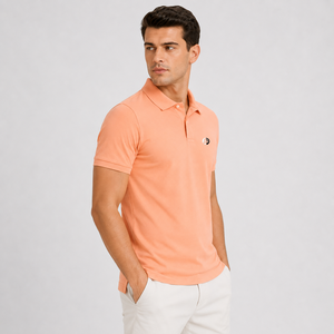 Camisa polo elegante para hombre, adecuada para oficina y uso informal, costuras duraderas, mezcla de algodón transpirable para comodidad durante todo el día, OEM - Product Image 4