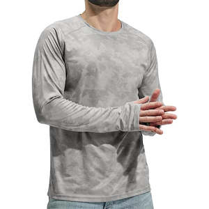 Camisetas de Pesca con Protección Solar UPF 50+ para Hombre, Camisetas de Senderismo de Manga Larga de Secado Rápido con Camuflaje, Protección UV, Tallas Grandes, para Actividades al Aire Libre - Product Image 1