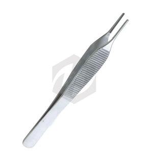 Pinces à tissus de 4 3/4 po avec pointes de 1,5 mm – Outil chirurgical de préhension et de manipulation – Instruments vétérinaires - Product Image 2