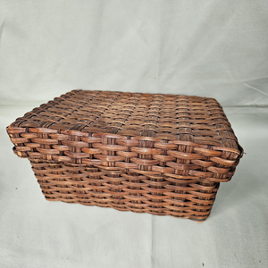 Utility Eco Friendly Bamboo Style Rattan <b>Basket</b> For Fruit Vegetable And <b>Bread</b> Storage Handmade Natural Rattan <b>Basket</b> For Kitchen - Product Image 5