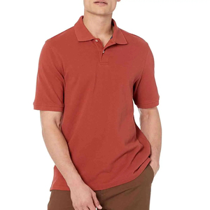 เสื้อโปโลแขนสั้นผู้ชาย สีพื้น ผ้าปิเก้ ทรงปกติ สีเบจ ผ้าฝ้าย สวมใส่สบาย ระบายอากาศได้ดี แบบถัก - Product Image 4