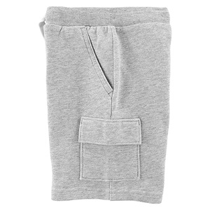 Shorts de survêtement en molleton français Spandex/Coton, qualité supérieure, tricoté, polaire de luxe, cargo, pour homme, avec cordon de serrage, motif uni, personnalisable - Product Image 4