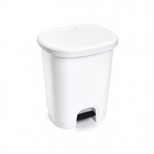 Poubelle CUBO PEDAL 27L à couvercle rabattable blanche, poubelle de qualité supérieure - Product Image 1