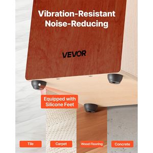 กลองไม้เบิร์ชกล่องกลองเครื่องเคาะพร้อมสายกีตาร์กลองไม้ - Product Image 4