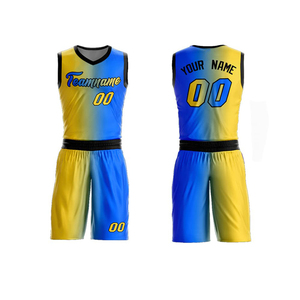 Conjunto de Uniforme de Baloncesto Transpirable de Alta Calidad Personalizado, Pantalones Cortos de Poliéster Cómodos, Impresión de Logotipo de Alta Definición - Product Image 1